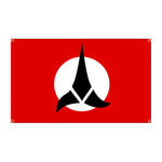 drapeau star trek logo moderne rouge blanc noir bleu doré vertmarine gris