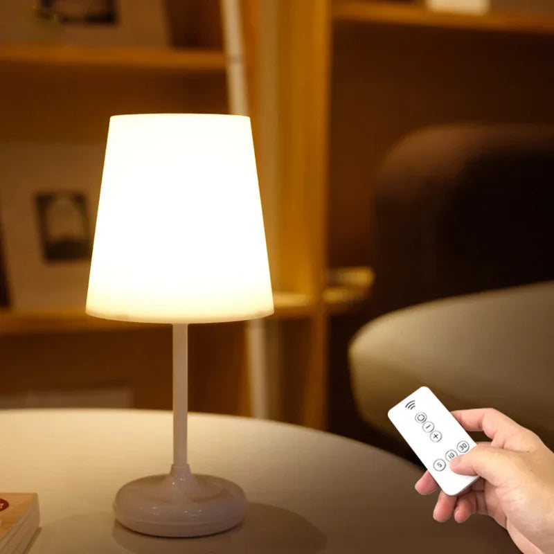 lampe moderne led blanc touch usb télécommande charge veilleuse table fixe instructions