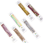 bougies flexibles rayées violet doré rose blanche vertes rouges modernes festives adhésives anniversaires