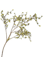branche artificielle feuilles simples vase décoration intérieure naturelle minimaliste noir jaune rose violet bleu