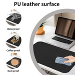 tapis antidérapant noir moderne pu flocage imperméable souple maison