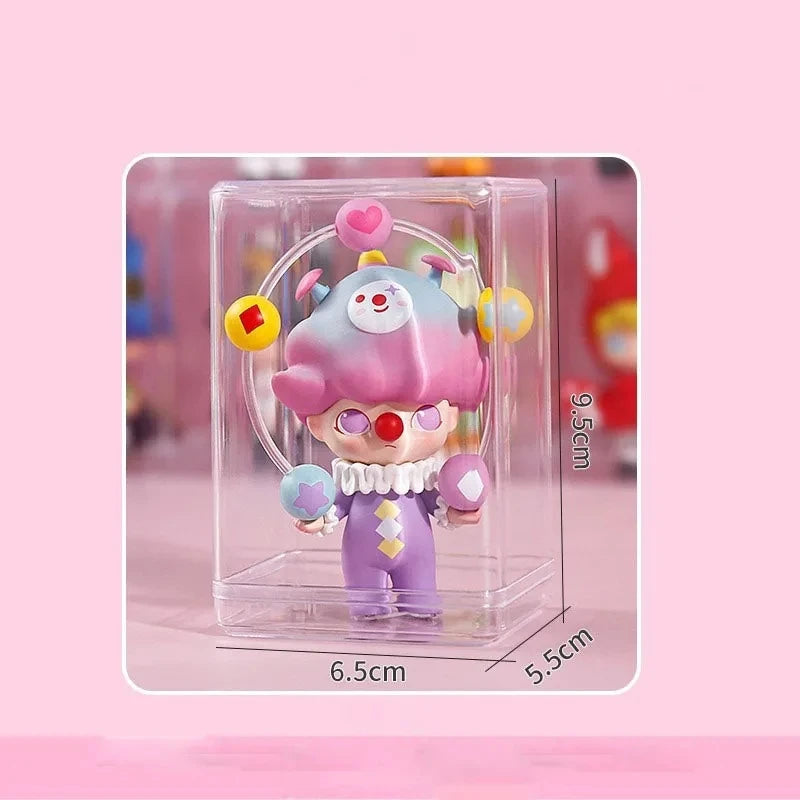 boîtes présentation transparentes modernes figurines blanc empilables rangement organisation jouets