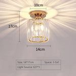 lampe cristal transparent moderne élégante surface éclairage quotidien mètres carrés