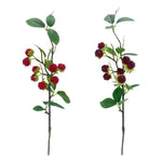 décoration intérieure bouquets branches baies rouges feuilles vertes artificielles naturelles occasion fête maison