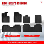 tapis sol voiture noir rayures diagonales moderne fixations caoutchouc facile nettoyer imperméable tpe