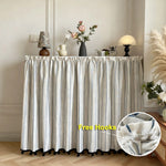 rideau polyester rayé horizontal classique opacité fenêtre maison