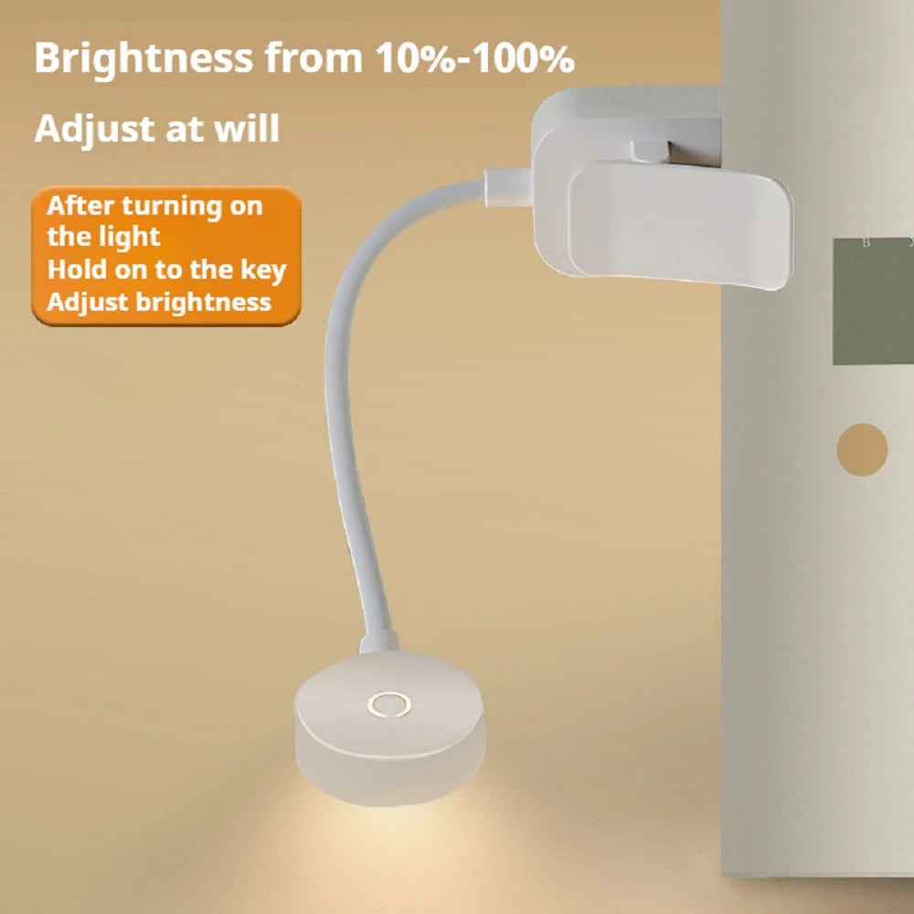 lampe lecture pince led portable blanc moderne certification ccc fcc rohs