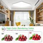 lampe led moderne blanc vis facile 18w 24w 36w 48w chambre salon cuisine