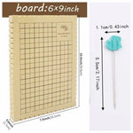 kit bricolage macramé planche mousse fils colorés épingles fleurs loisirs créatifs nœuds
