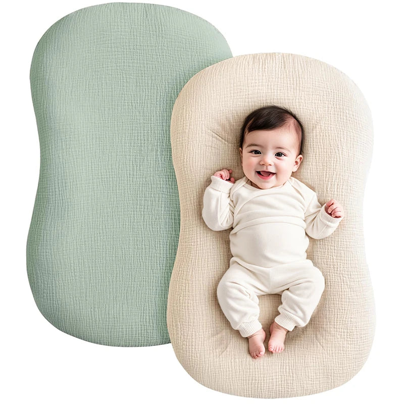 housse bébé coton douce floral moderne rose clair coussin tendre ans respirant