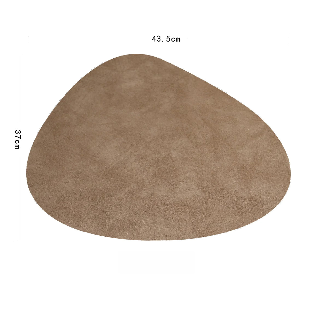 tapis table simili cuir moderne marron clair marron foncé résistant imperméable set pièces