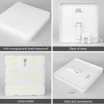 lampe led moderne blanche vis 18w 24w 36w 48w chambre salon cuisine