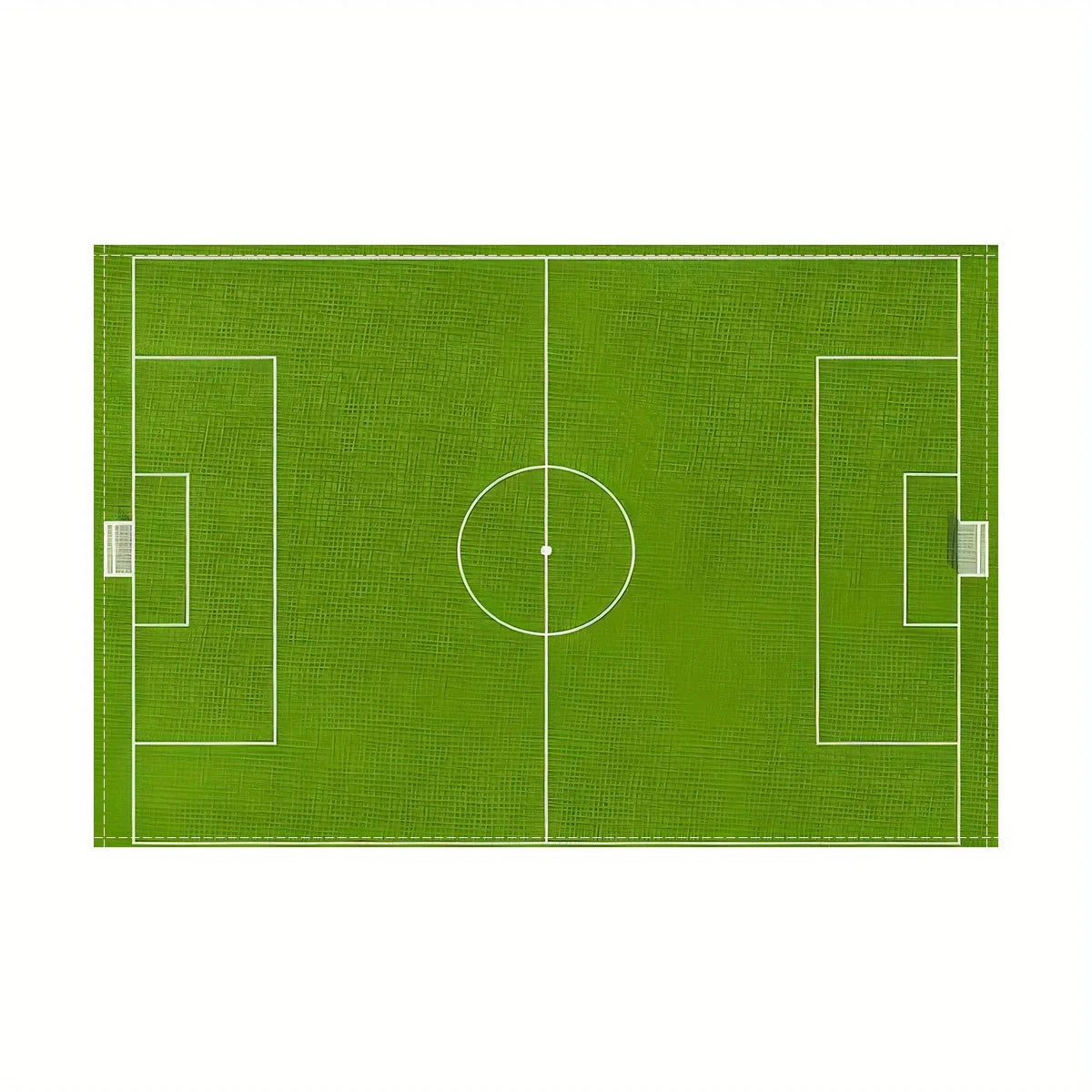 tapis table moderne vert terrain football adhésif cuillère fourchette couteau tasse soucoupe livre vase