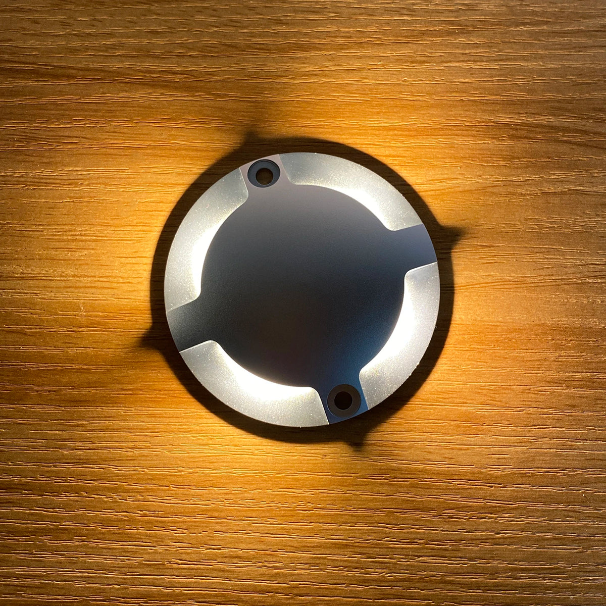 lampe led argentée ultra mince ip67 12v 24v 1w 2w surface moderne