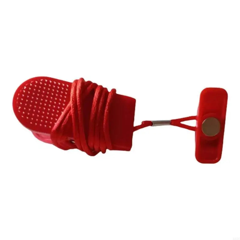 bracelet fitness cordelette aimant rouge moderne sportif pvc abs rétractable contrôle tactile