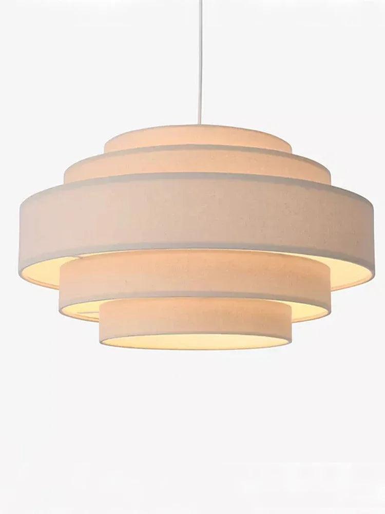 Suspension lumineuse tissu blanc contemporain 2000 82000lm 90 260V chambre salon