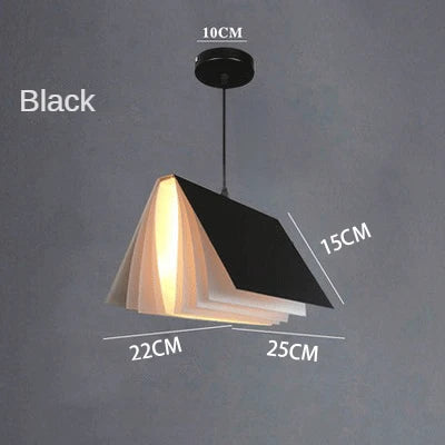 Suspension lumineuse moderne métal noir bleu papier plié origami 25cm 30cm chambre salon étude