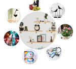 étagères murales bois naturel moderne minimaliste réutilisables respectueux environnement fixations salon chambre coucher