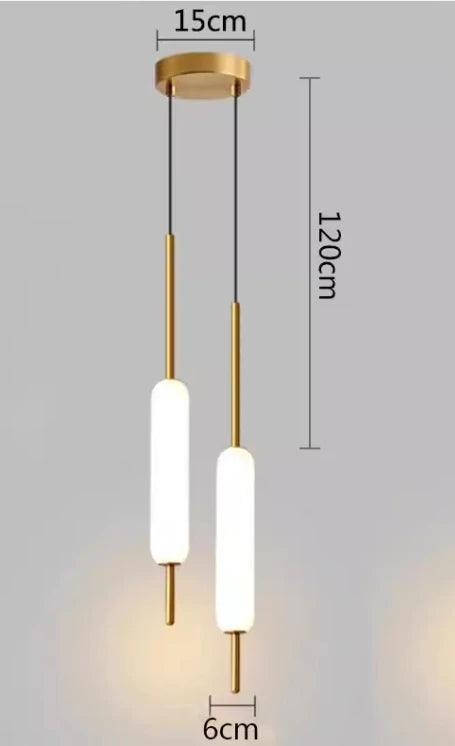 Suspension lumineuse moderne minimaliste blanc doré noir sphères translucides tiges métalliques