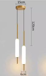 Suspension lumineuse moderne minimaliste blanc doré noir sphères translucides tiges métalliques