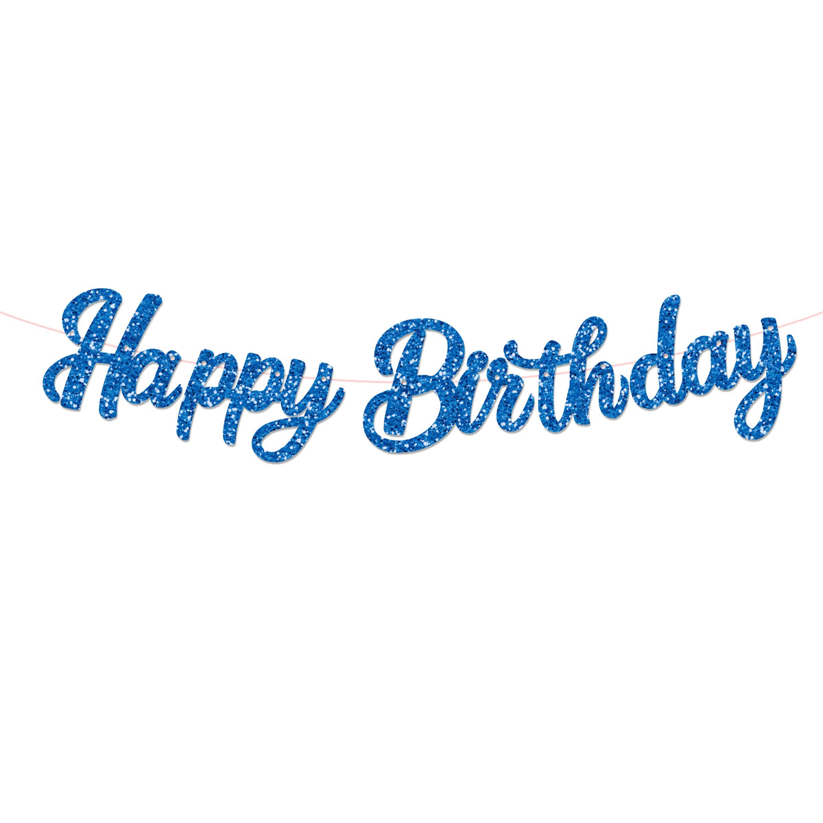 guirlande lettres multicolore happy birthday motifs cocktails nœuds fête enfant cursive suspendue brilles
