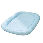 coussin chien respirant coton moderne bleu gris vert doux adhésif