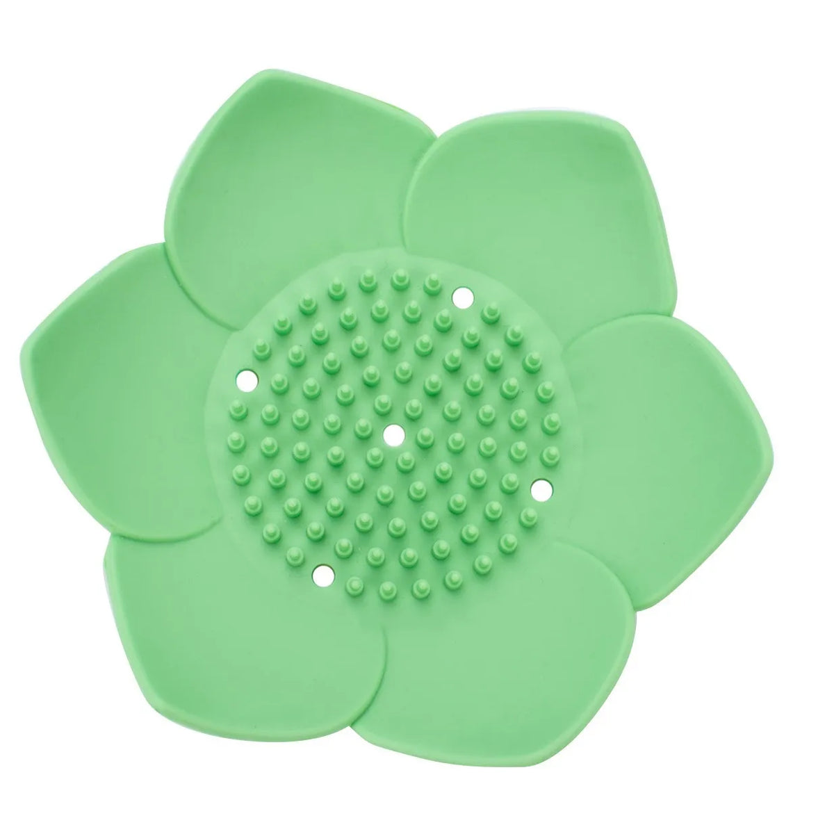 porte savon silicone fleur lotus noir blanc gris rose vert bleu violet moderne salle