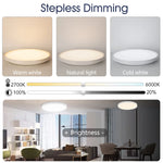 plafonniers led rgb modernes télécommande app bluetooth couleurs variées texture nid d'abeille intérieur maison