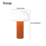 lampe table moderne rechargeable led 5v blanc orange vert noir touch switch bas haut