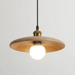 Lampes suspendues modernes bois texturé minimaliste ampoule LED câble noir salon chambre