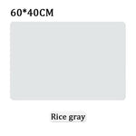 tapis table silicone moderne 60x40cm 40x30cm bleu jaune vert gris assiettes cuillers bols verres
