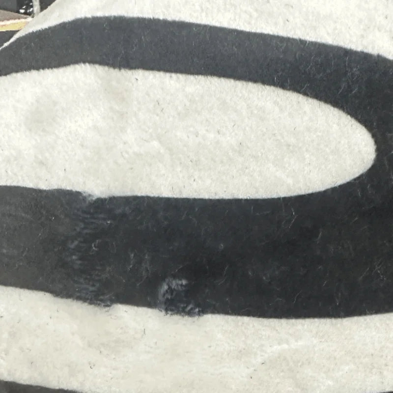 tapis noir blanc lettres moderne antidérapant polyester résistant intérieur extérieur