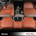 tapis sol coffre cuir mercedes benz ml w164 2008 2011 luxe noir