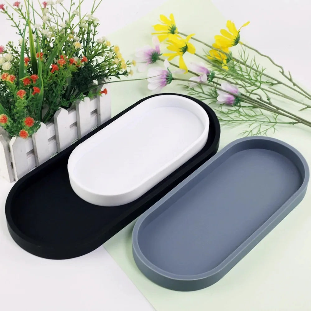 plateau silicium marbre moderne noir blanc gris rangement salle bain coiffeuse