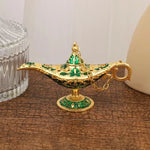 lampe huile ornementale artisanale métal durable décoration vintage table chambre orcement