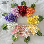 décoration maison artificielle hortensia bouquet violet blanc rose jaune rouge classiqueextérieur événements