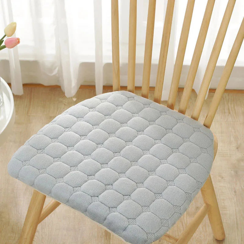 coussin siège forme amovible lavable mousse mémoire forme coton épais moderne bleu clair jaune