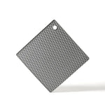 tapis protection cuisine silicone rouge gris moderne texture hexagonale imperméable anti brûlure