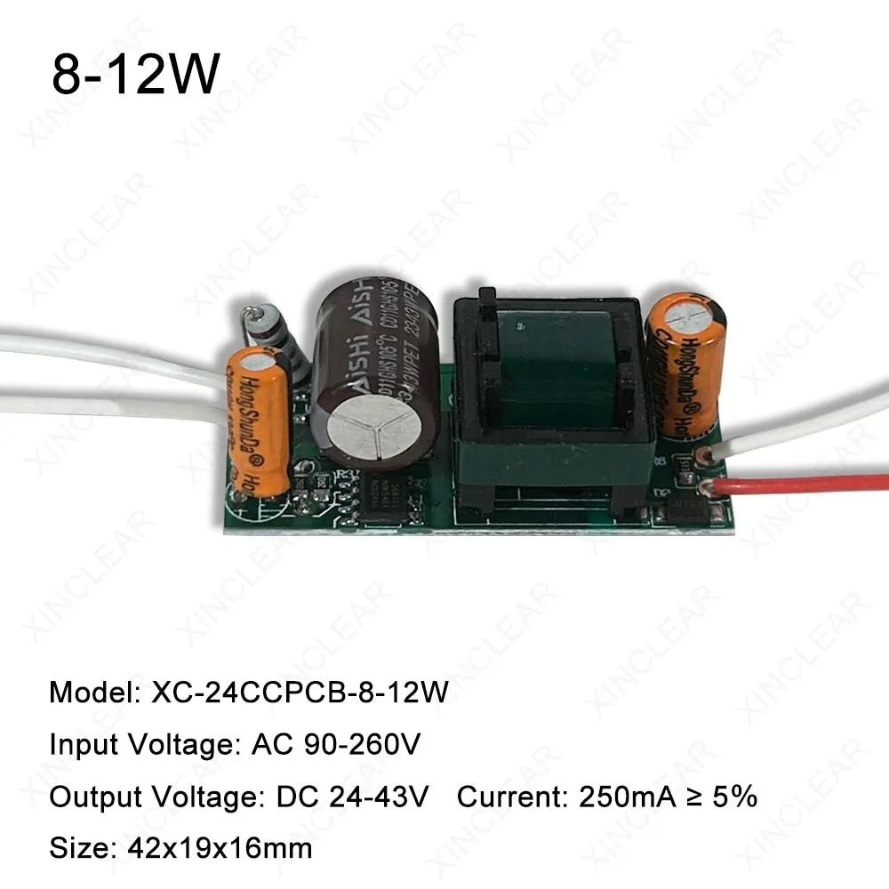 driver led 3w 12w 18w 24w adhésif câbles blanc moderne certification fcc