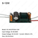 driver led 3w 12w 18w 24w adhésif câbles blanc moderne certification fcc