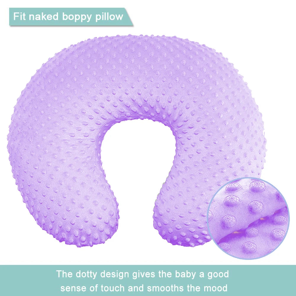 coussin portage bébé texture pointillée violet clair quatre saisons confortable zipper dos mois