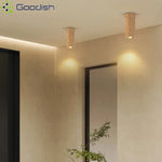 plafonniers led modernes pierre bois minimaliste éclairage quotidien interrupteur bouton couleurs lumière 3000k neutre