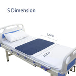 coussin lit imperméable bleu marine quilté moderne absorbant 60x90cm 90x100cm 90x150cm