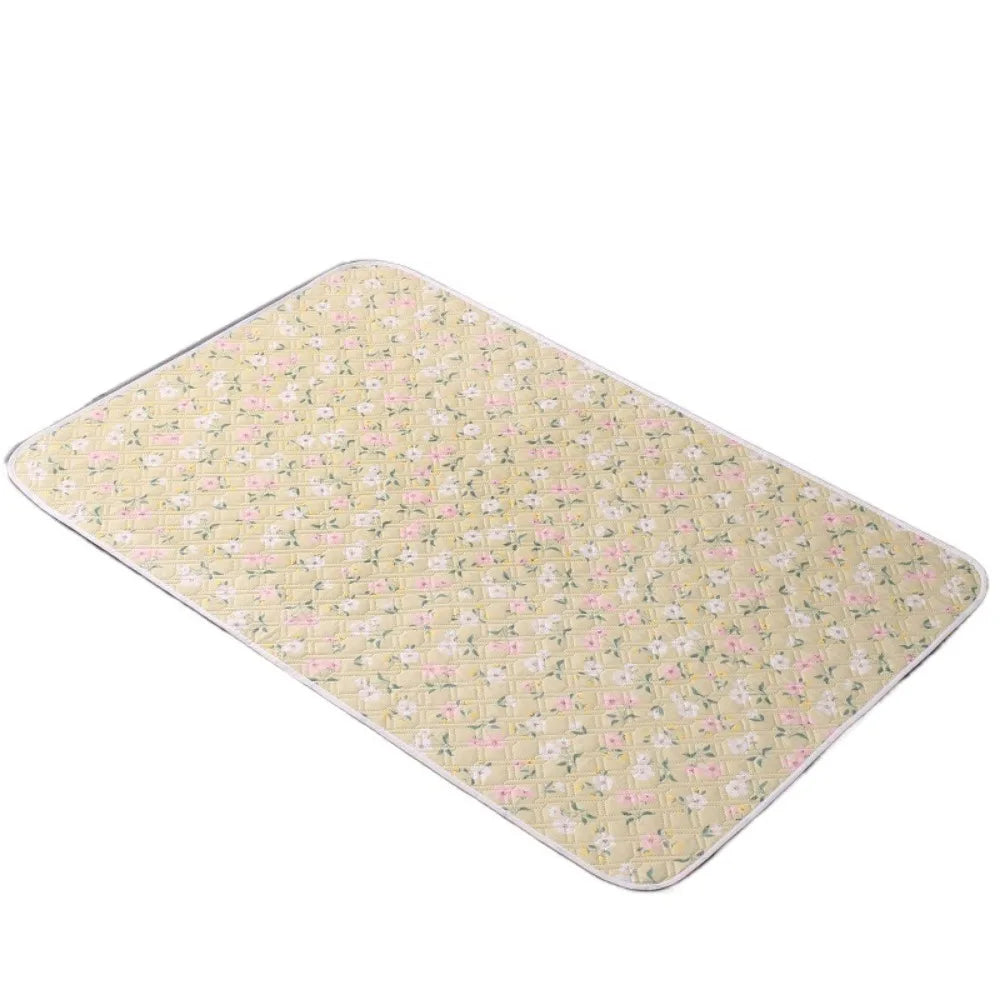 tapis absorbant imperméable dessin animé motifs floraux coeurs moderne confortable enfants adultes gris blanc