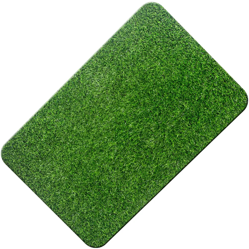 tapis sol imitation gazon synthétique vert herbe naturelle extérieure porte antidérapante pastorale