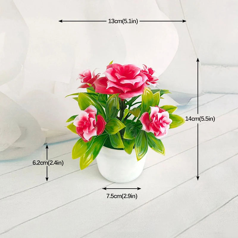 plantes artificielles vertes pot feuilles simples moderne décoration intérieure table ordinateur