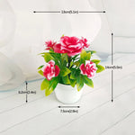 plantes artificielles vertes pot feuilles simples moderne décoration intérieure table ordinateur
