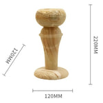 supports bougie jade moderne marbré marron clair beige élégants décoration maison