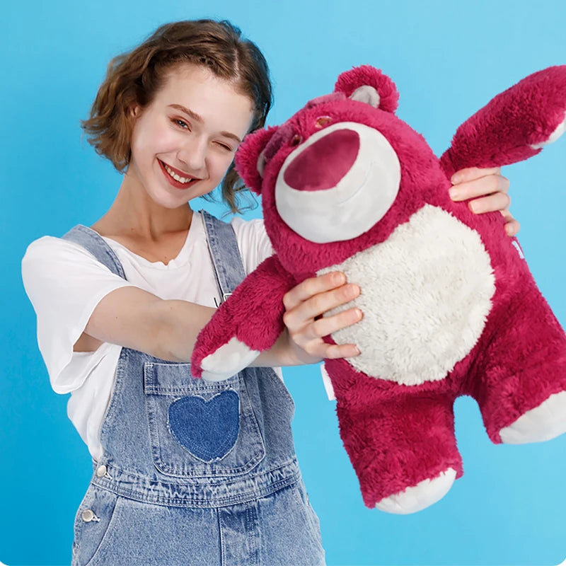 peluche lotso disney toy story rose blanche enfant ado film tv mignon moelleux polyester