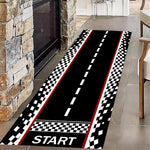 tapis sol motif route couleur noire blanche rouge jaune bleue moderne entrée chambre prièreextérieur